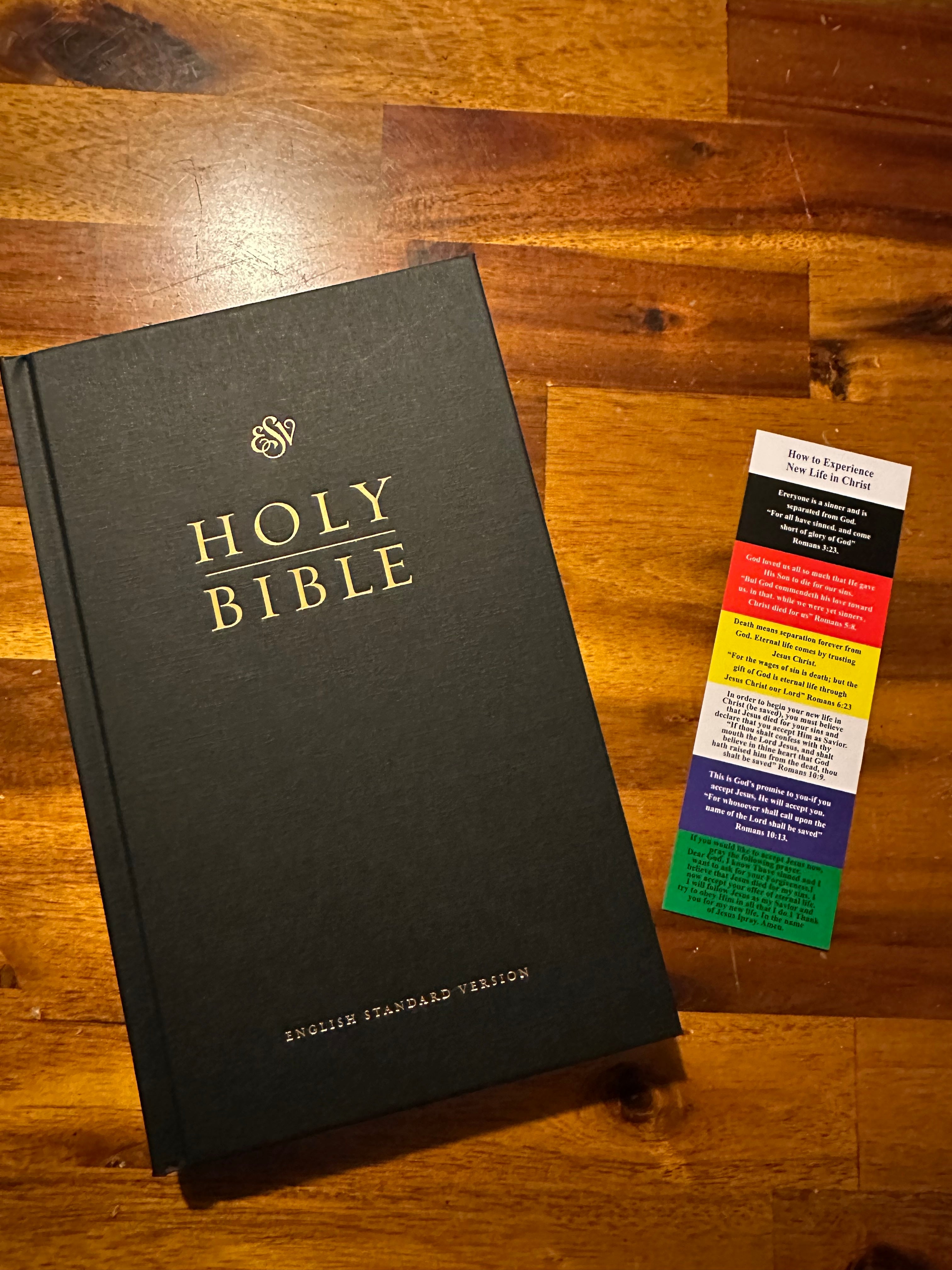 FREE ESV Hardcover Bible - for those that don't want to buy clothing