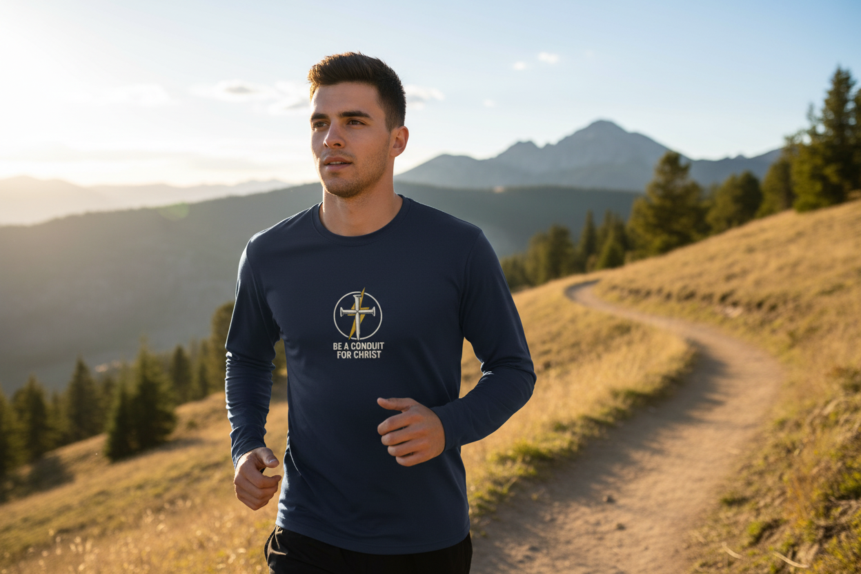 Navy Long Sleeve Dry-Fit