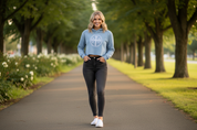 Stonewash Denim Cropped Hoodie